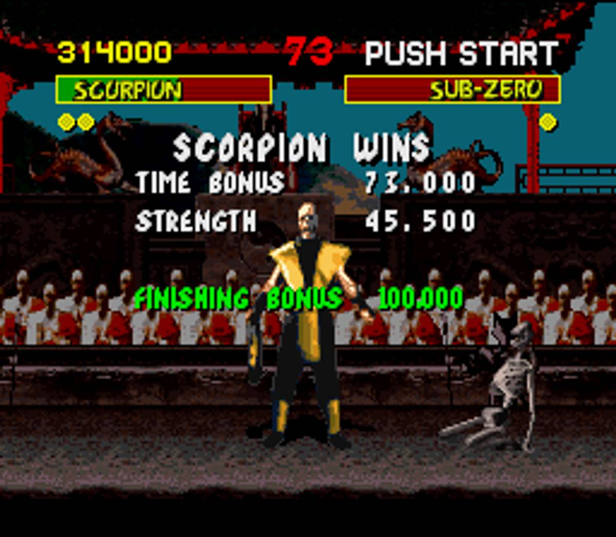Mortal Kombat ROM - SNES screenshot 9