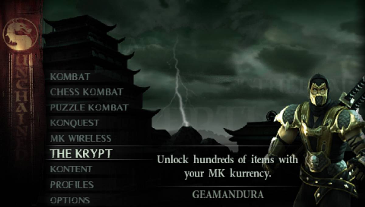 Mortal Kombat: Unchained ISO - PSP screenshot 2