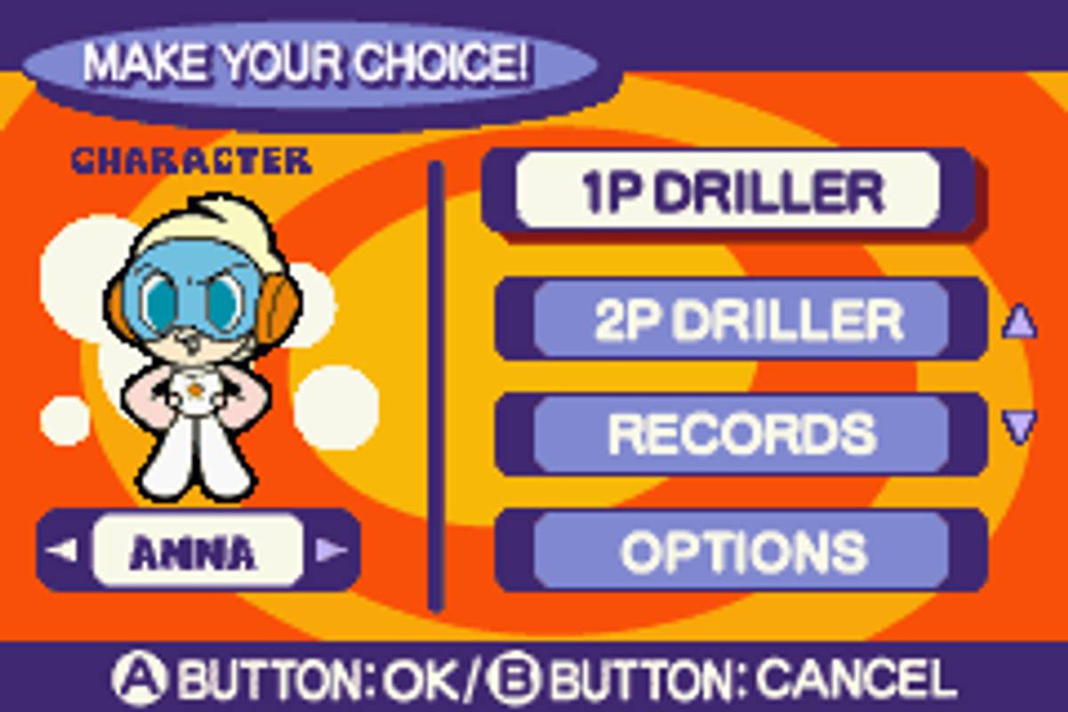 Mr. Driller 2 ROM - GBA screenshot 2