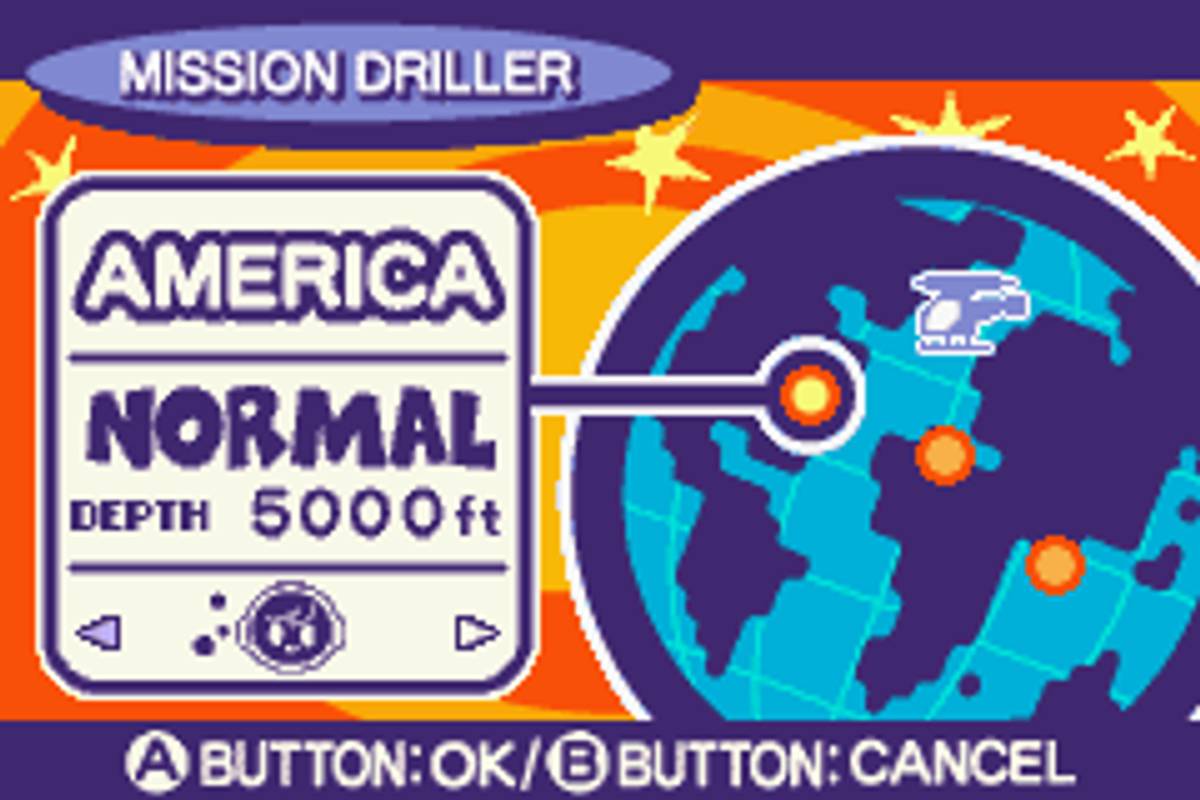 Mr. Driller 2 ROM - GBA screenshot 3