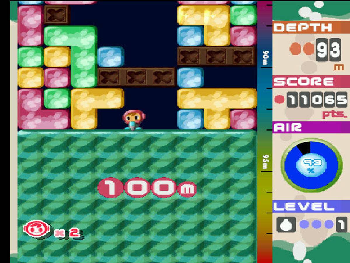 Mr. Driller ISO - PS1 screenshot 10