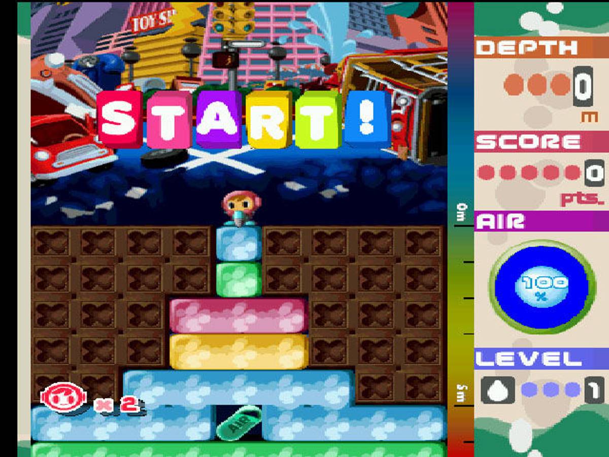 Mr. Driller ISO - PS1 screenshot 7