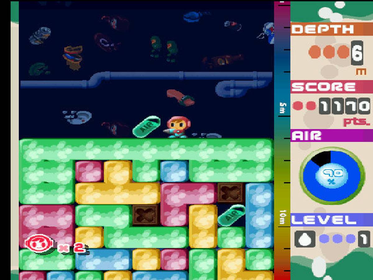 Mr. Driller ISO - PS1 screenshot 8