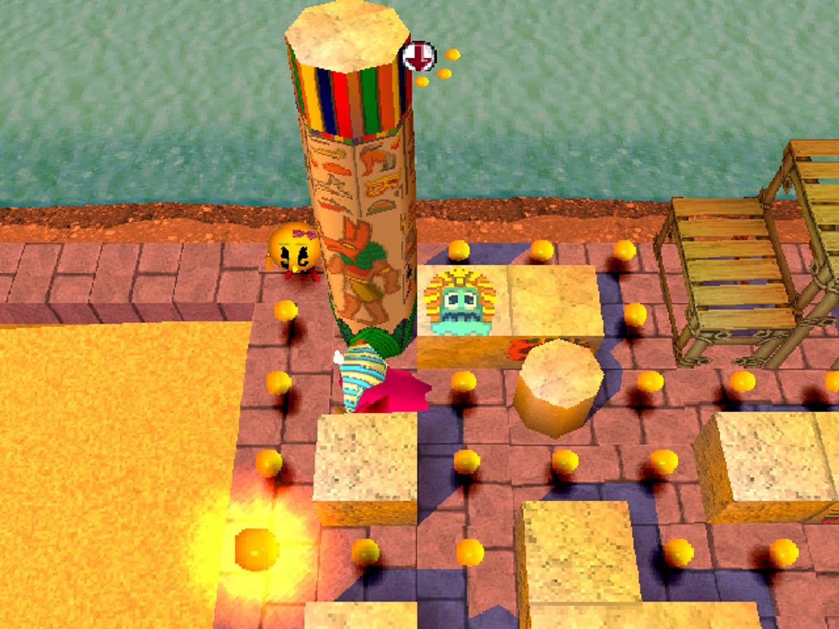 Ms. Pac-Man Maze Madness ISO - PS1 screenshot 6