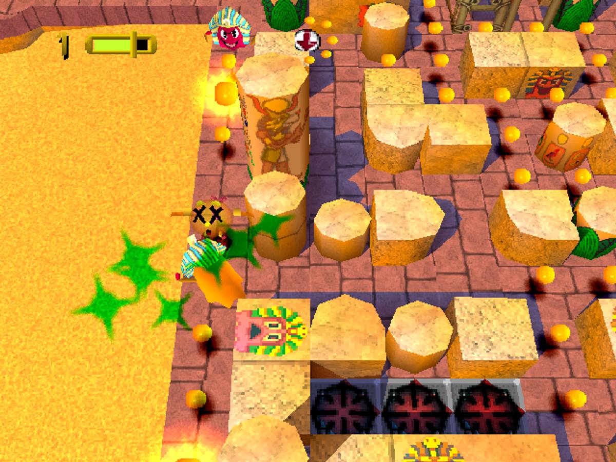 Ms. Pac-Man Maze Madness ISO - PS1 screenshot 7