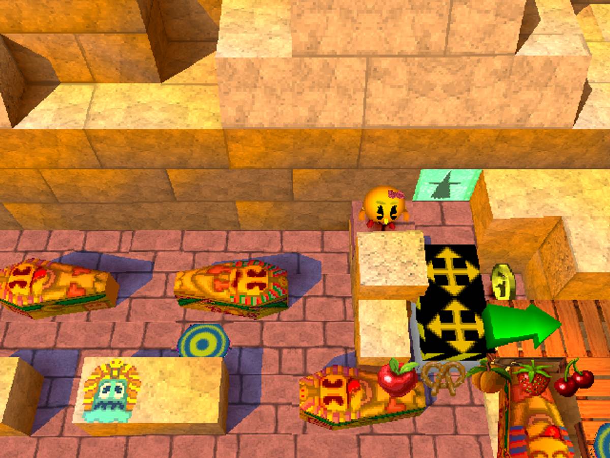 Ms. Pac-Man Maze Madness ISO - PS1 screenshot 9