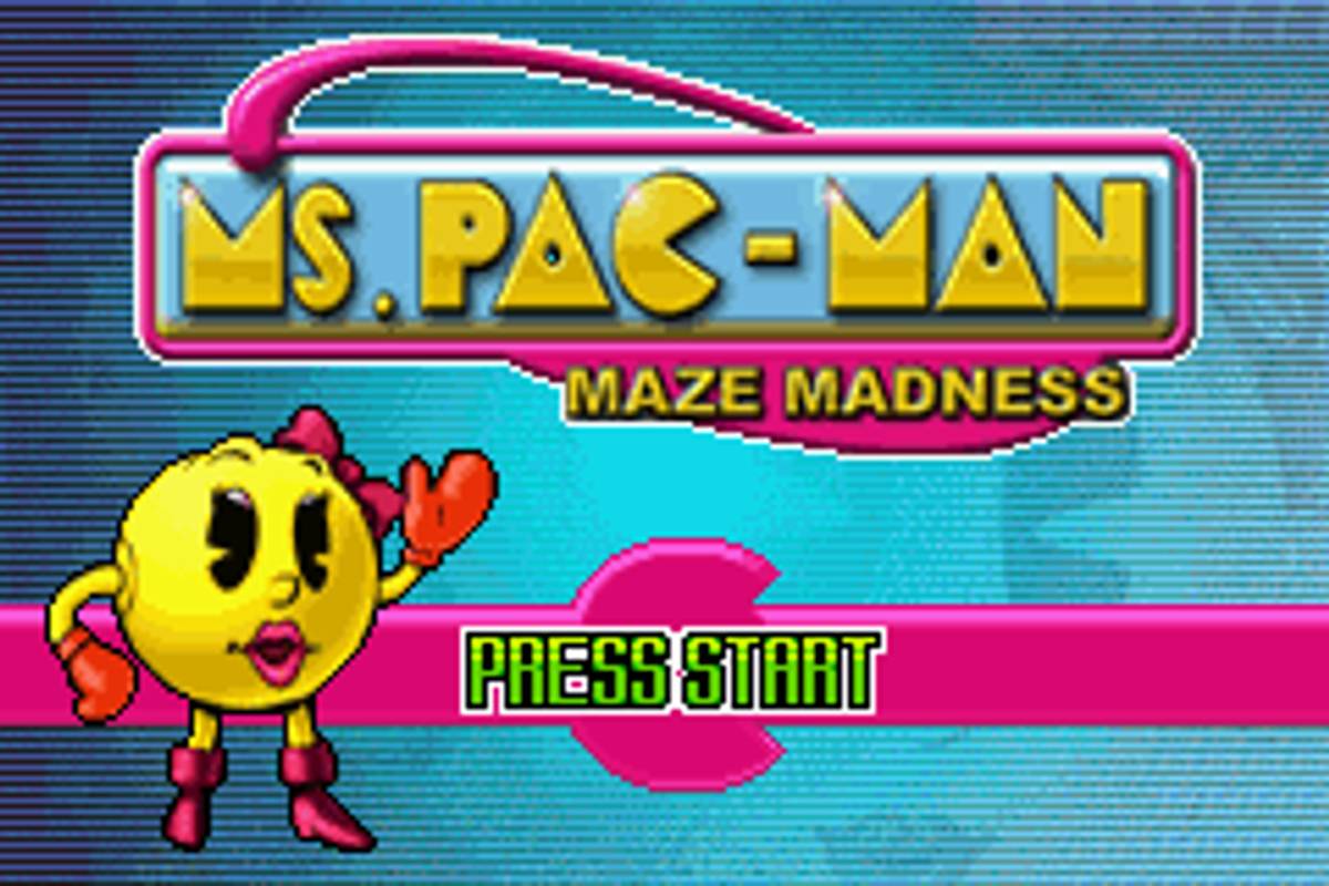 Ms. Pac-Man Maze Madness ROM - GBA screenshot 1