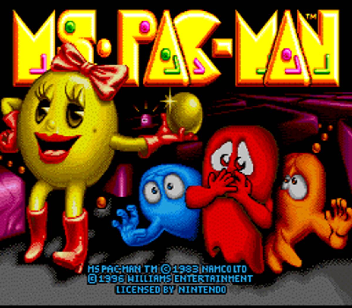 Ms. Pac-Man ROM - SNES screenshot 1