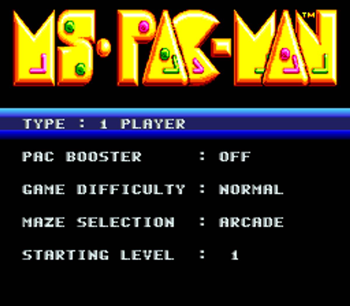 Ms. Pac-Man ROM - SNES screenshot 2