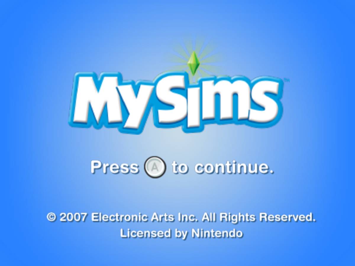 MySims ISO - Wii screenshot 1