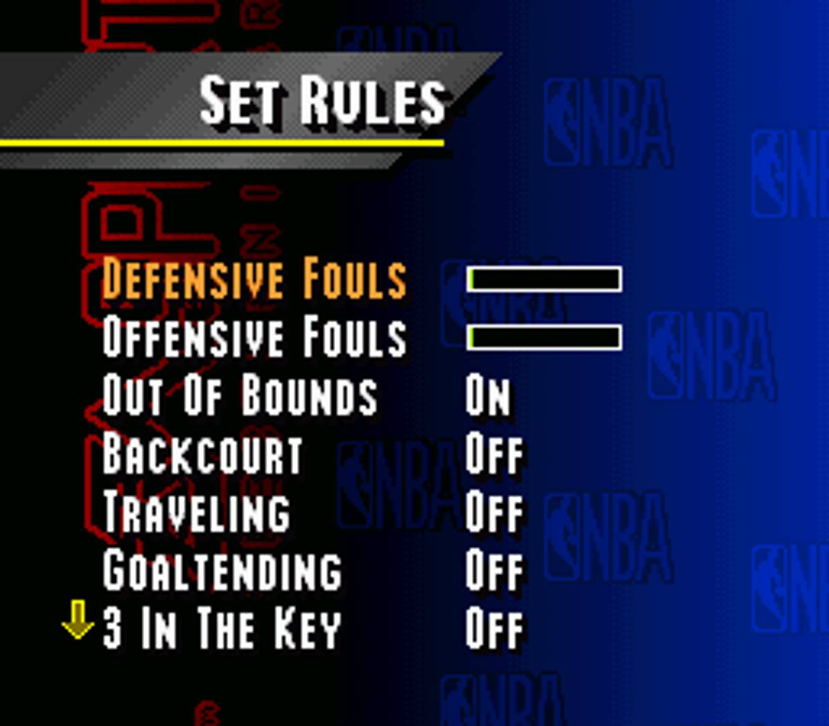 NBA Live 95 ROM - SNES screenshot 4