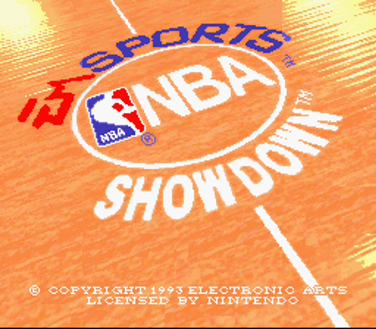 NBA Showdown ROM - SNES screenshot 1