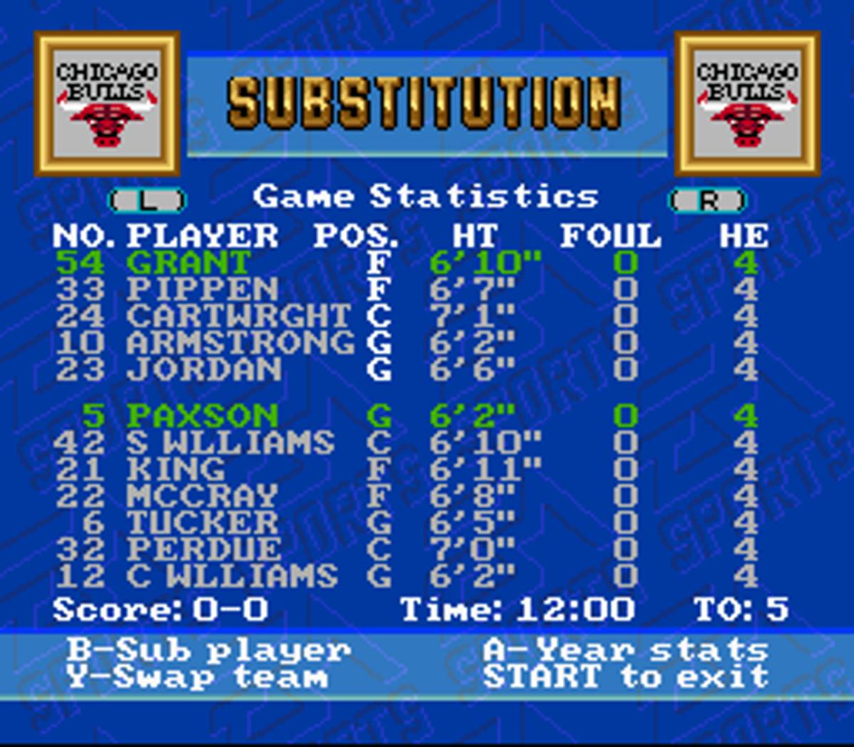 NBA Showdown ROM - SNES screenshot 5