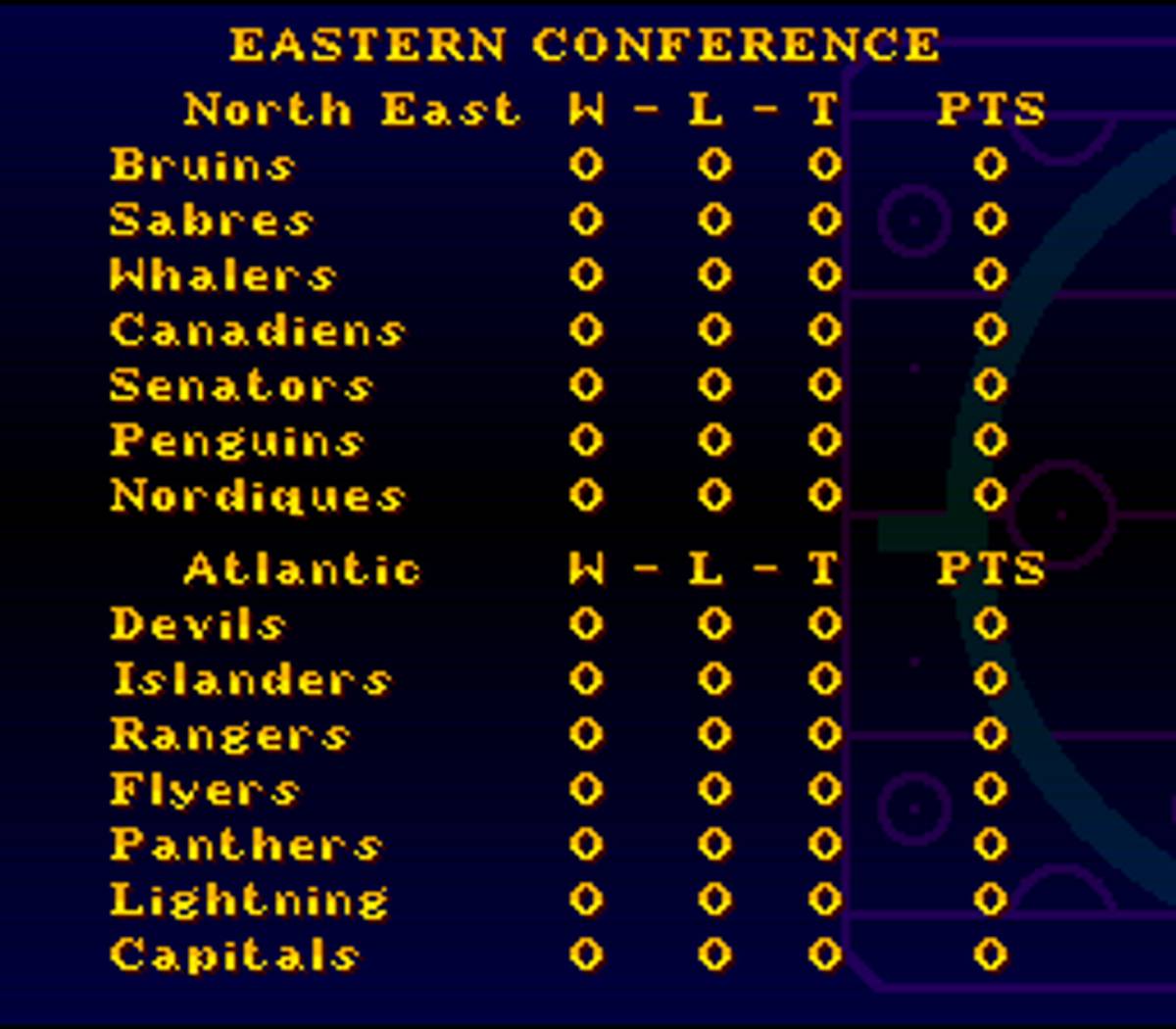 NHL Stanley Cup ROM - SNES screenshot 6