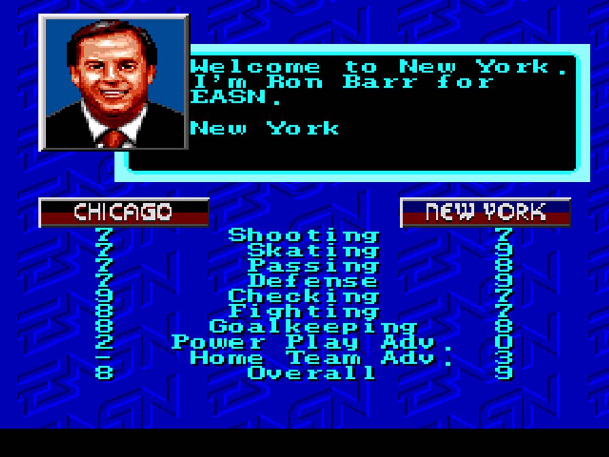 NHLPA Hockey '93 ROM - SNES screenshot 2