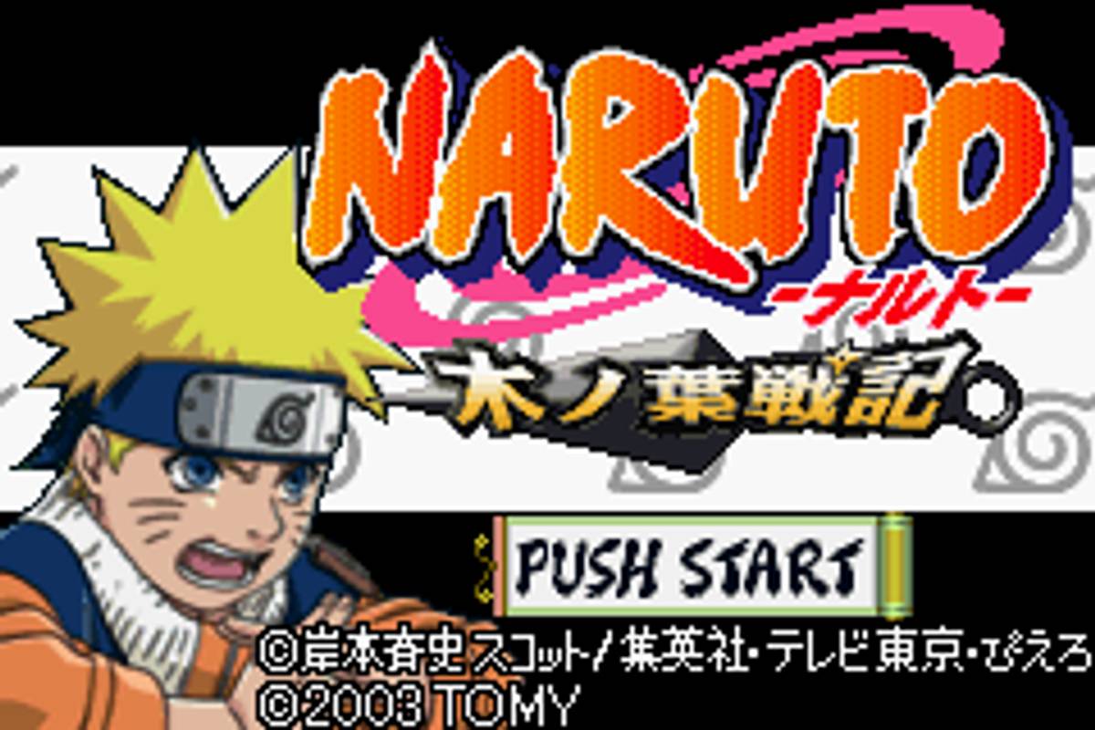 Naruto Konoha Senki ROM - GBA screenshot 1
