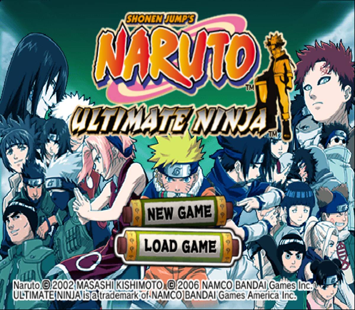 Naruto: Ultimate Ninja ISO - PS2 screenshot 1