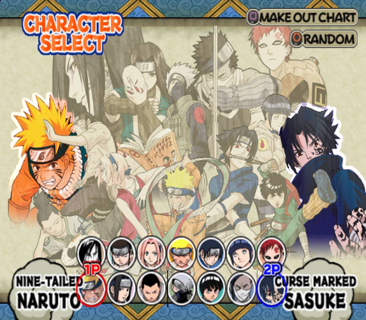 Naruto: Ultimate Ninja ISO - PS2 screenshot 3