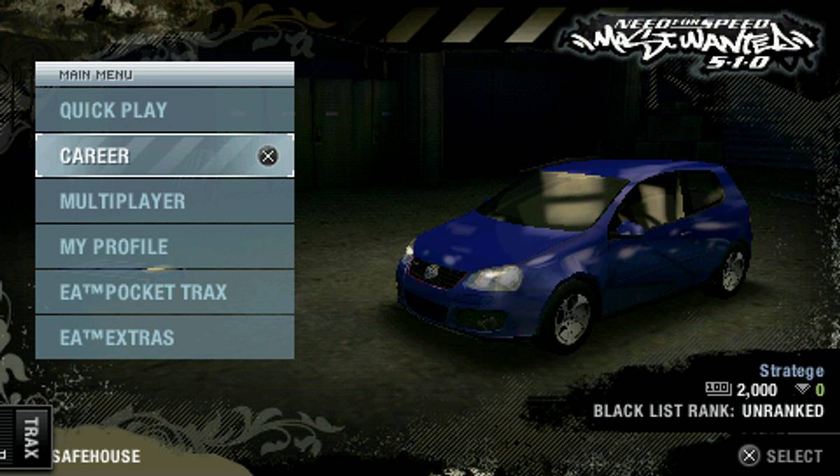 Need for Speed: Most Wanted 5-1-0 ISO - PSP screenshot 2