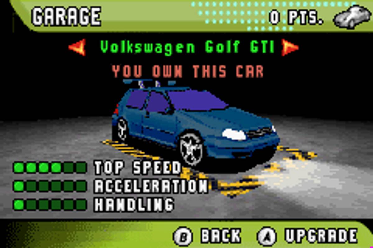 Need for Speed: Underground 2 ROM - GBA screenshot 3