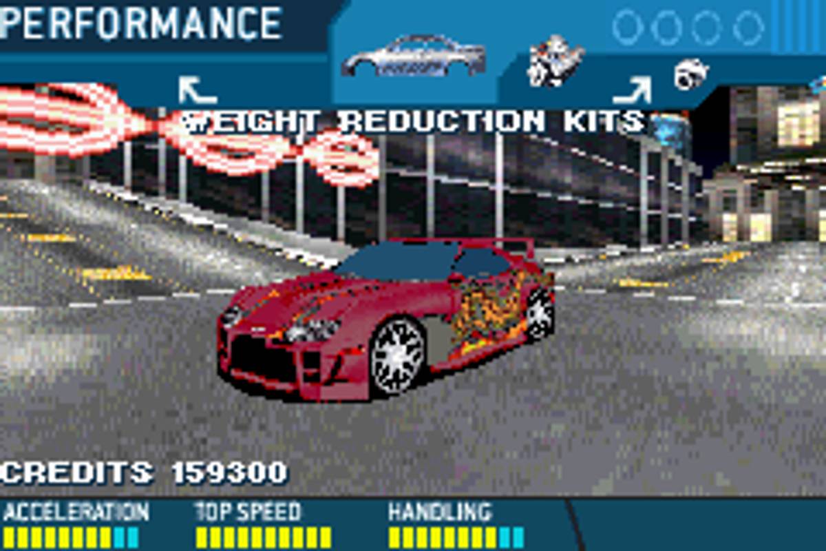 Need for Speed: Underground ROM - GBA screenshot 3
