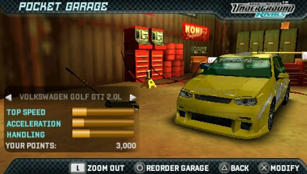 Need for Speed: Underground - Rivals ISO - PSP screenshot 3
