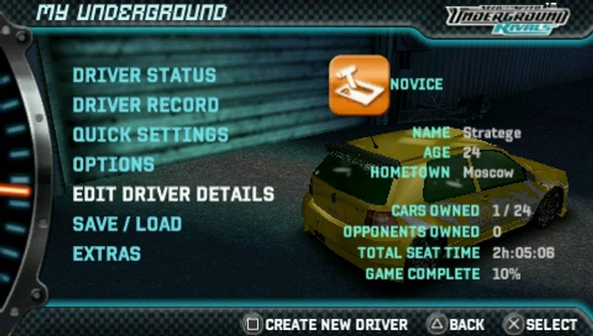 Need for Speed: Underground - Rivals ISO - PSP screenshot 4