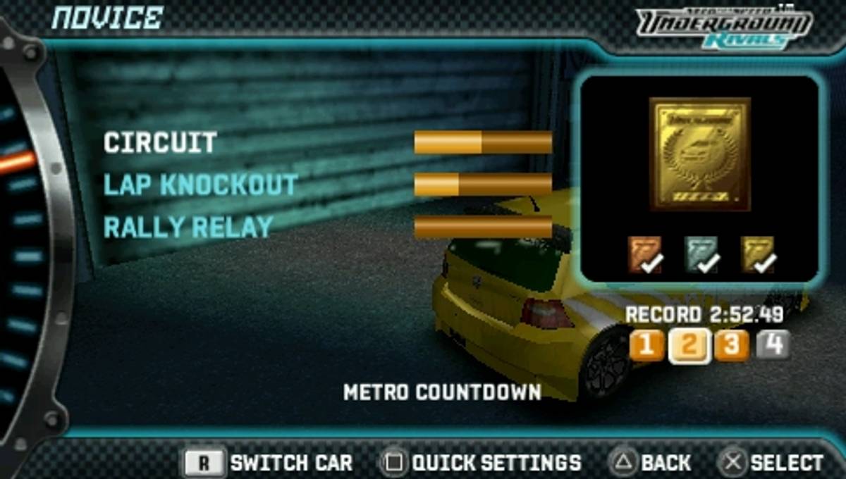 Need for Speed: Underground - Rivals ISO - PSP screenshot 5