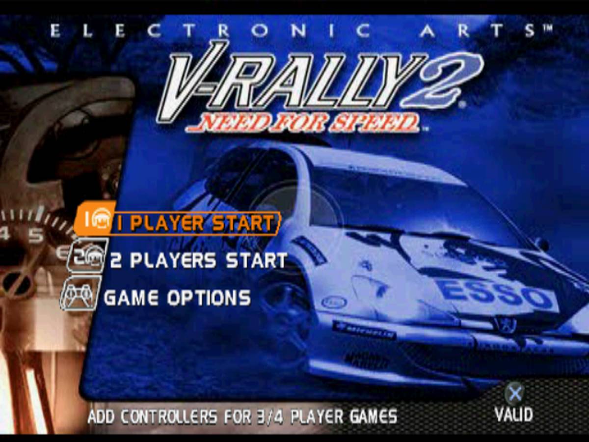 Need for Speed: V-Rally 2 ISO - PS1 screenshot 1