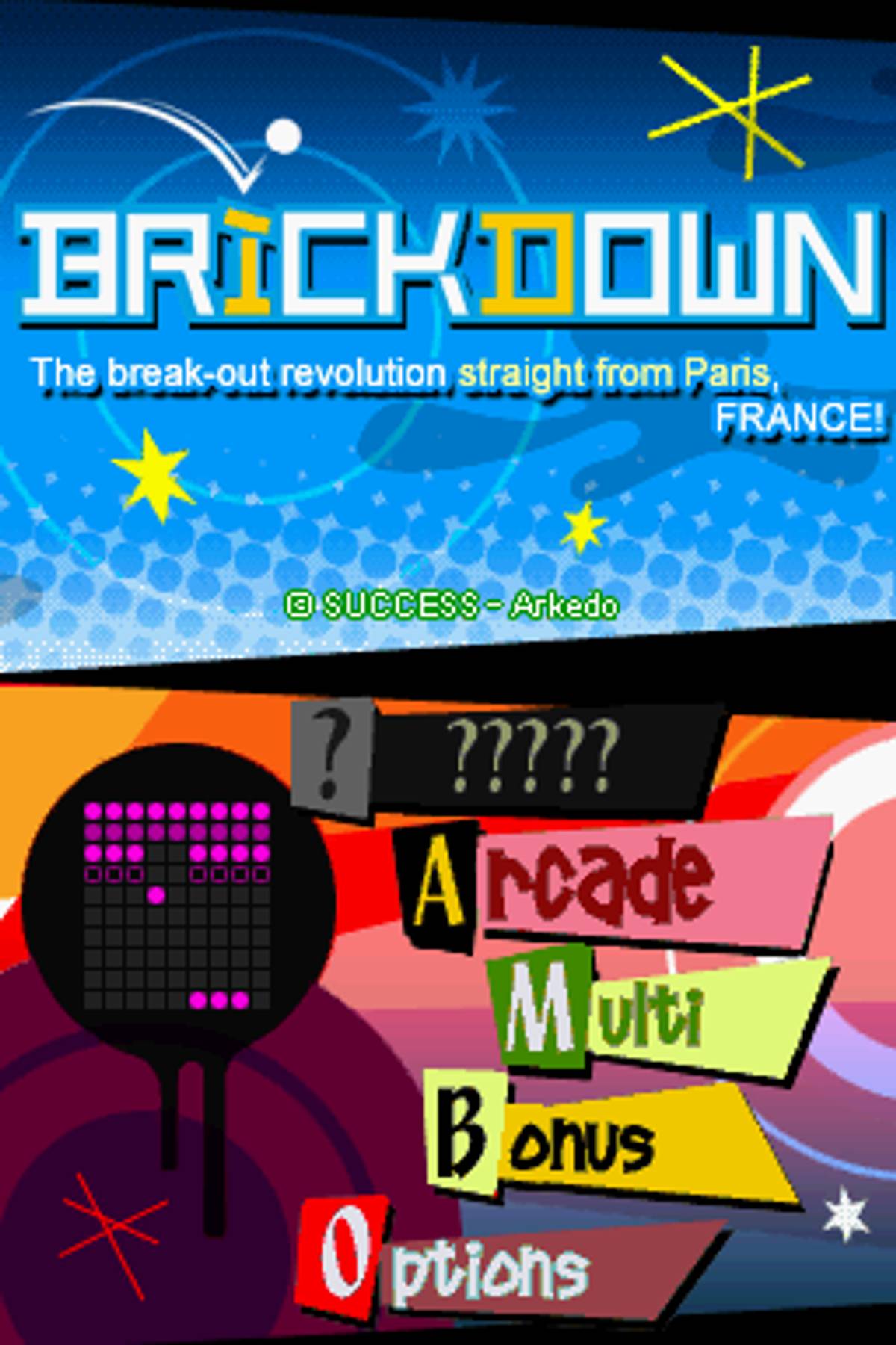 Nervous Brickdown ROM - NDS screenshot 3