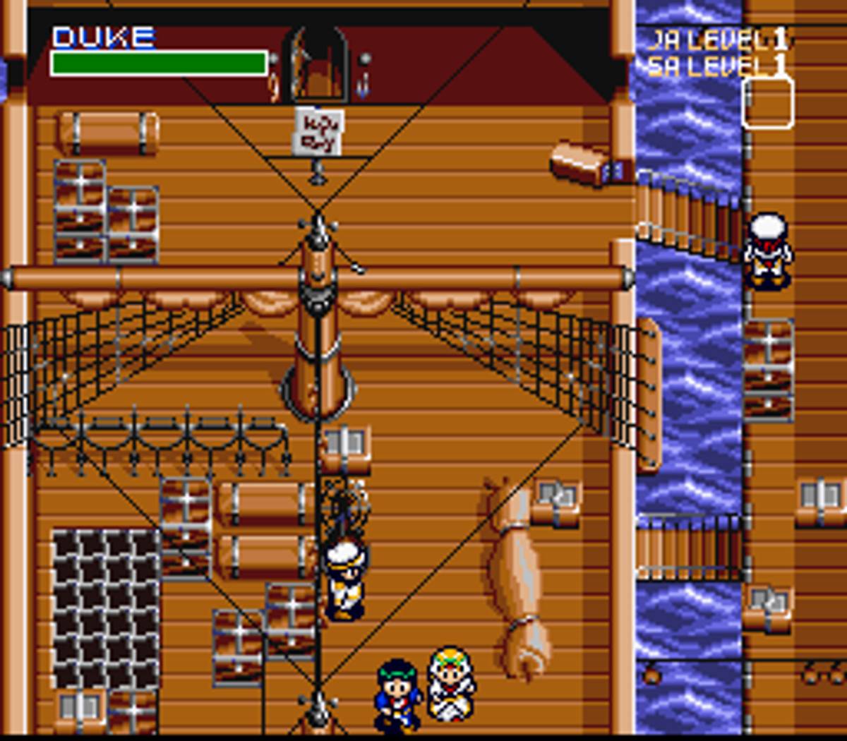 Neugier: Umi to Kaze no Kōdō ROM - SNES screenshot 3