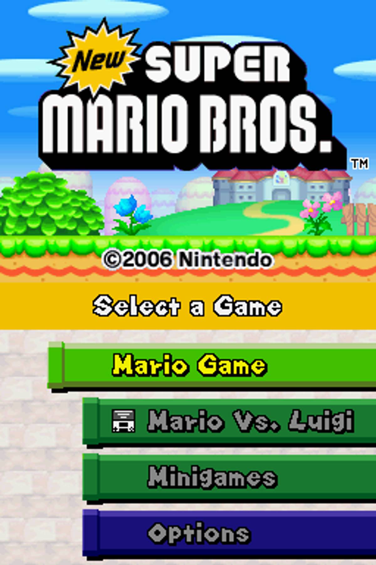 New Super Mario Bros. ROM - NDS screenshot 1