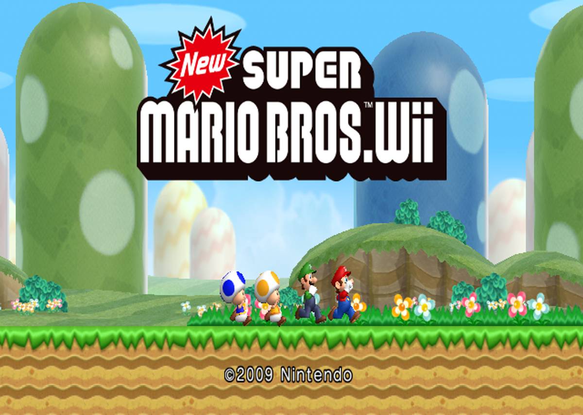 New Super Mario Bros. Wii ISO - Wii screenshot 1