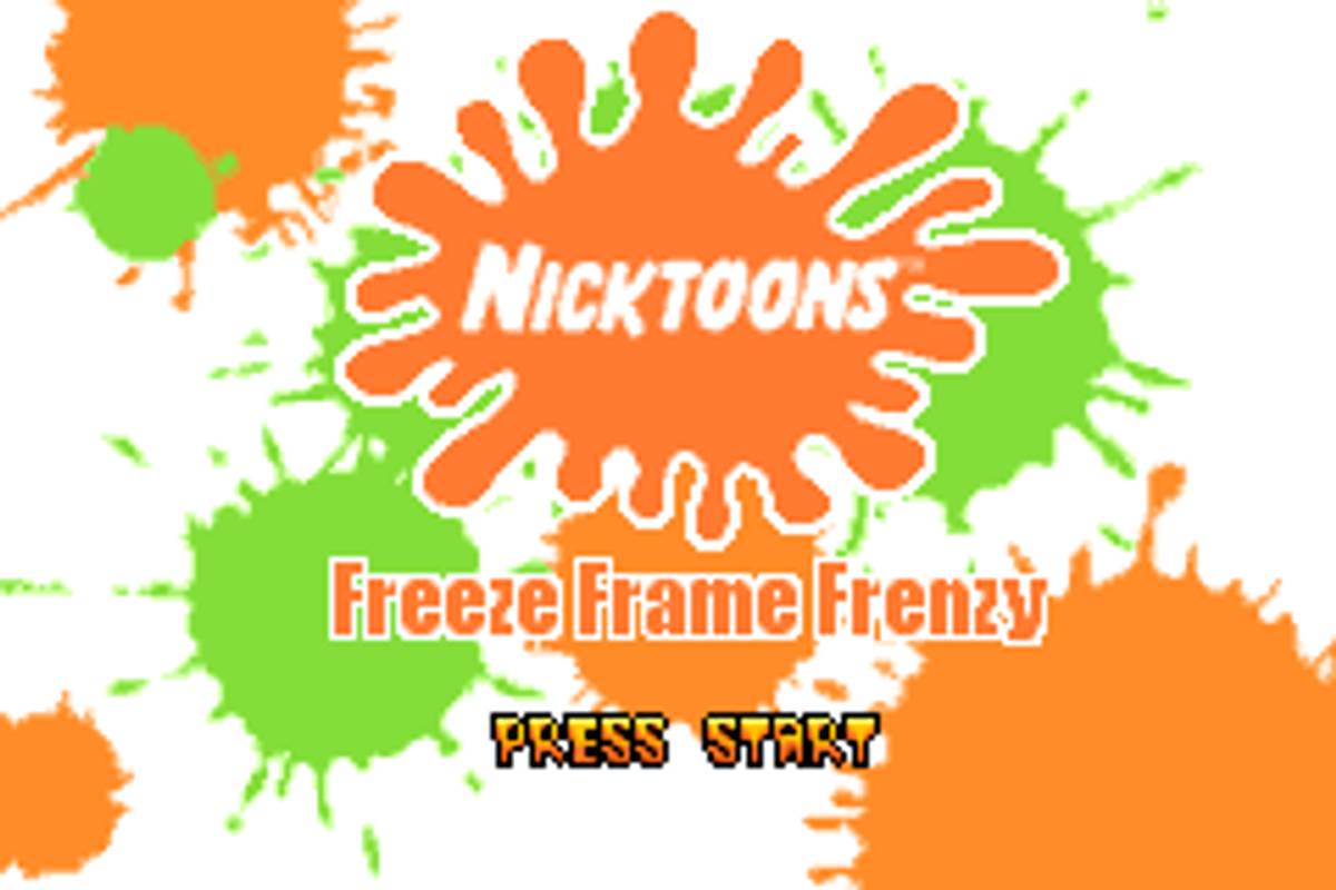 Nicktoons: Freeze Frame Frenzy ROM - GBA screenshot 1