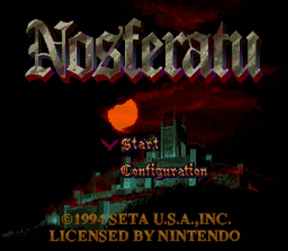 Nosferatu ROM - SNES screenshot 1