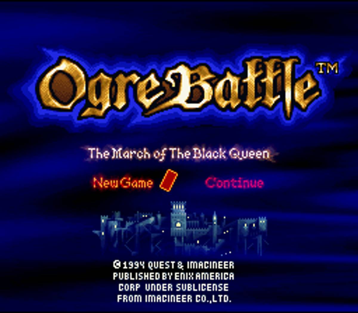 Ogre Battle ROM - SNES screenshot 1