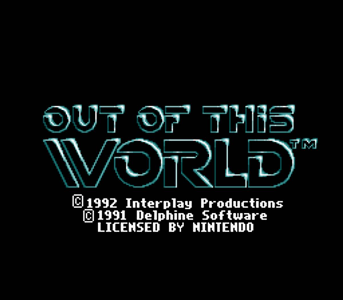 Out of This World ROM - SNES screenshot 1