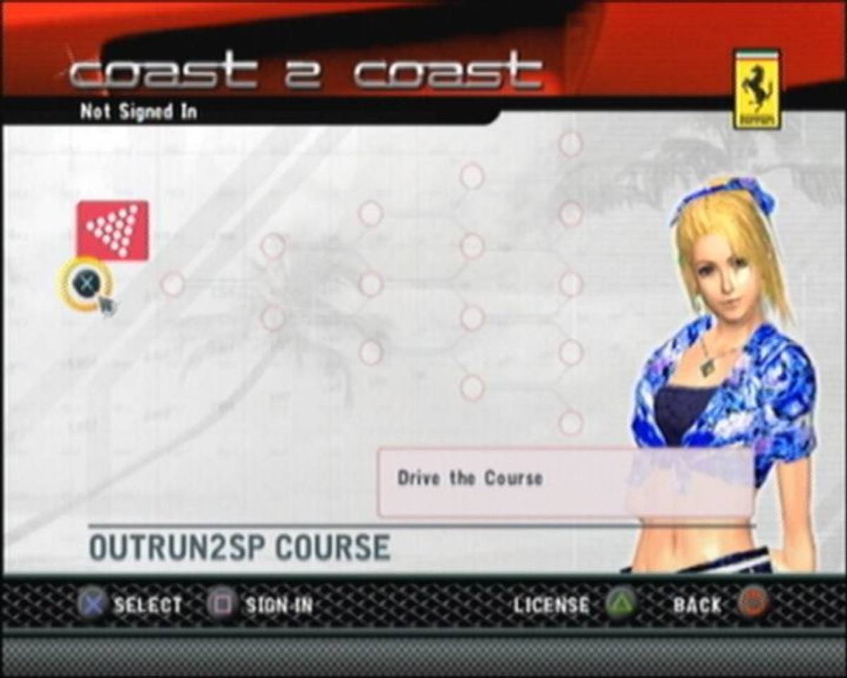 OutRun 2006: Coast 2 Coast ISO - PS2 screenshot 6