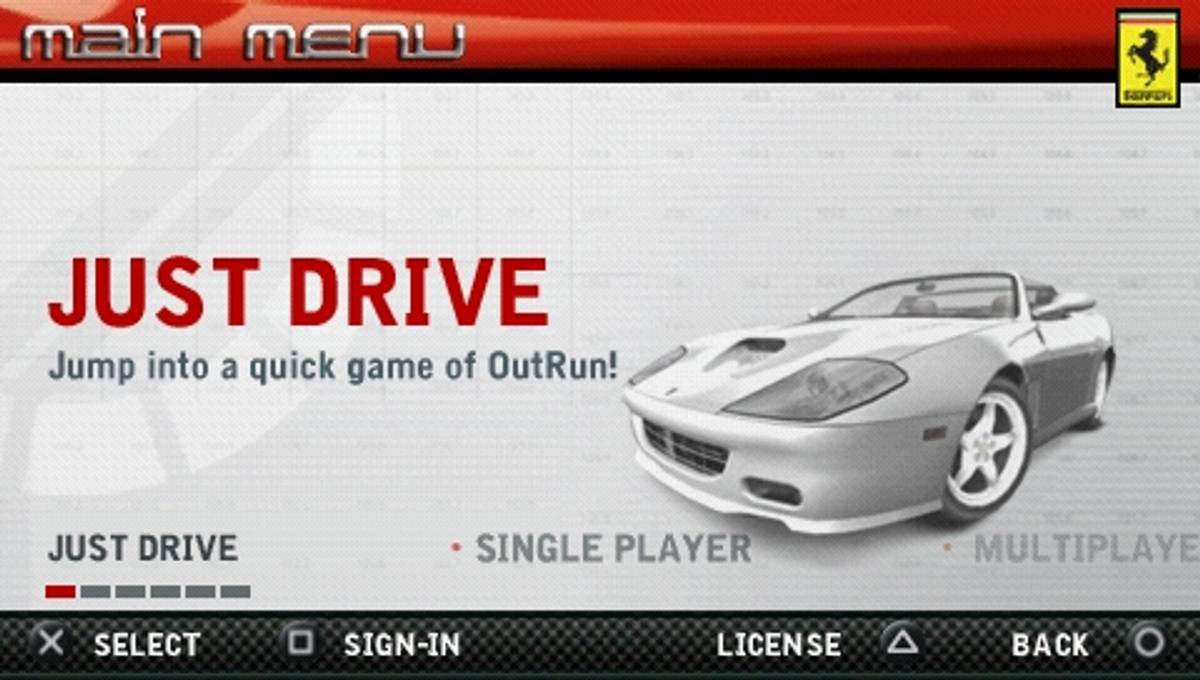 OutRun 2006: Coast 2 Coast ISO - PSP screenshot 3