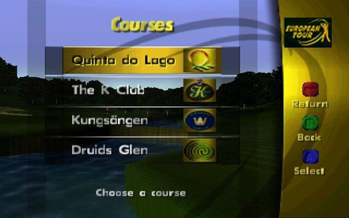 PGA European Tour Golf ROM - N64 screenshot 3