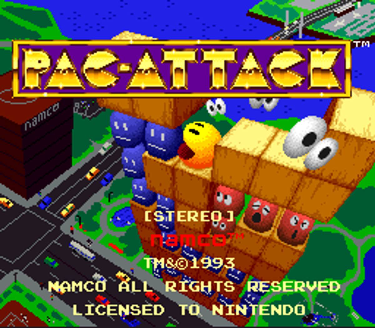Pac-Attack ROM - SNES screenshot 1