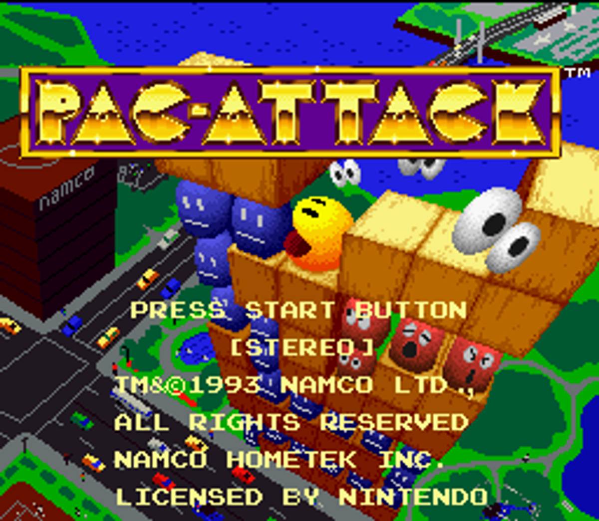 Pac-Attack ROM - SNES screenshot 2
