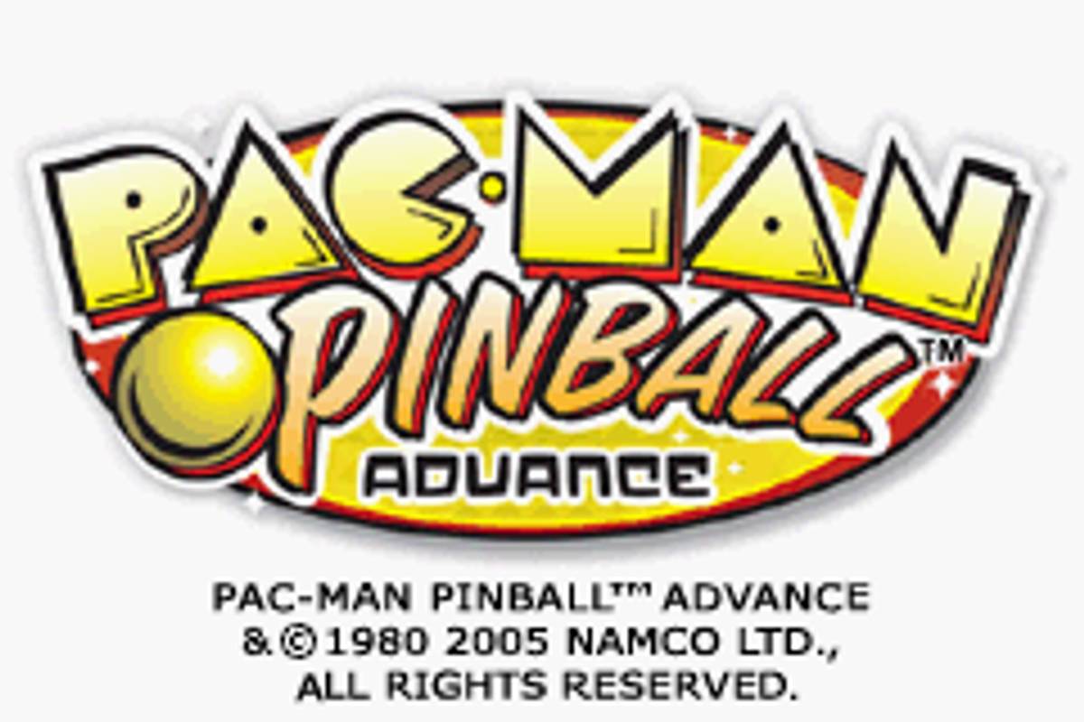 Pac-Man Pinball Advance ROM - GBA screenshot 1