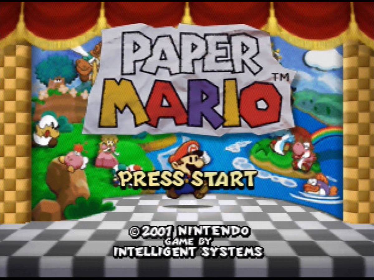 Paper Mario ROM - N64 screenshot 2