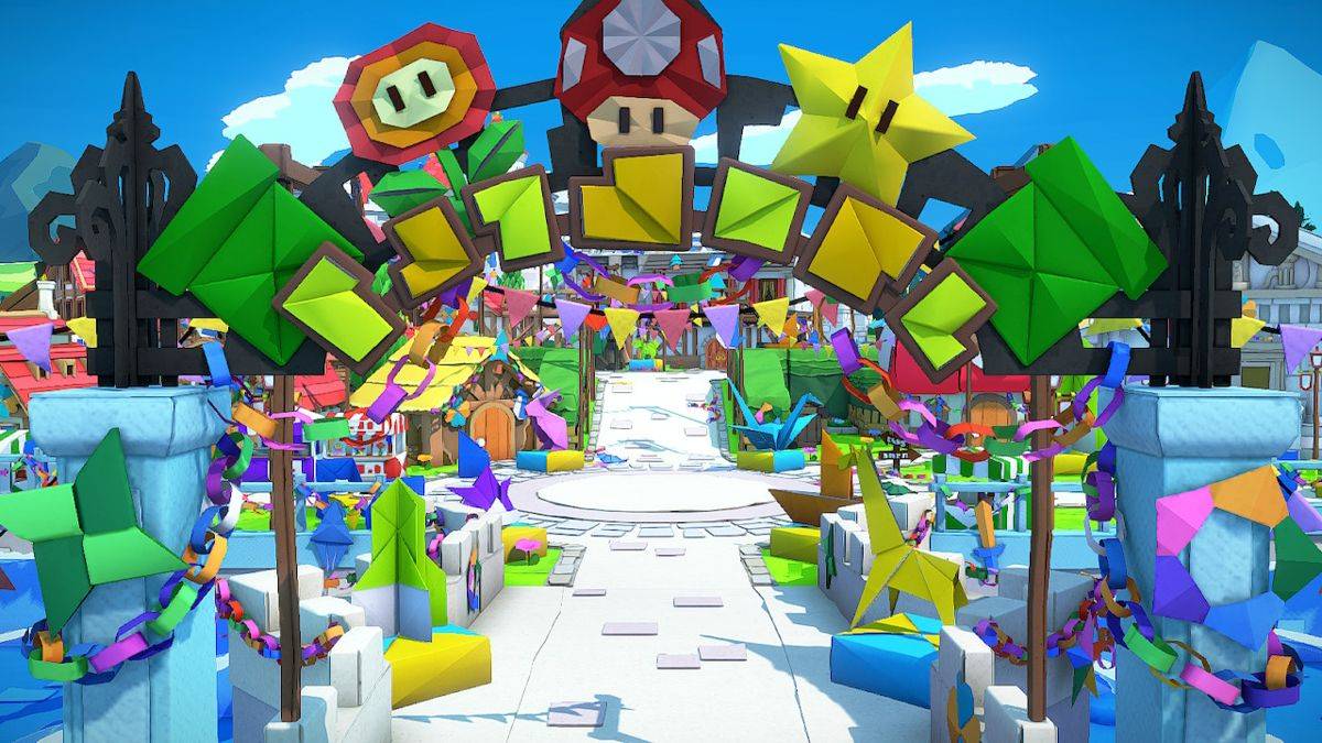 Paper Mario: The Origami King ROM - Nintendo Switch screenshot 2
