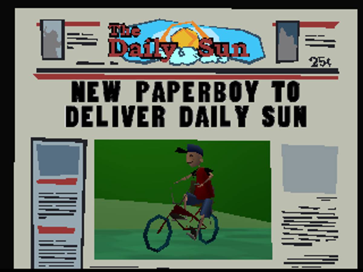Paperboy ROM - N64 screenshot 2