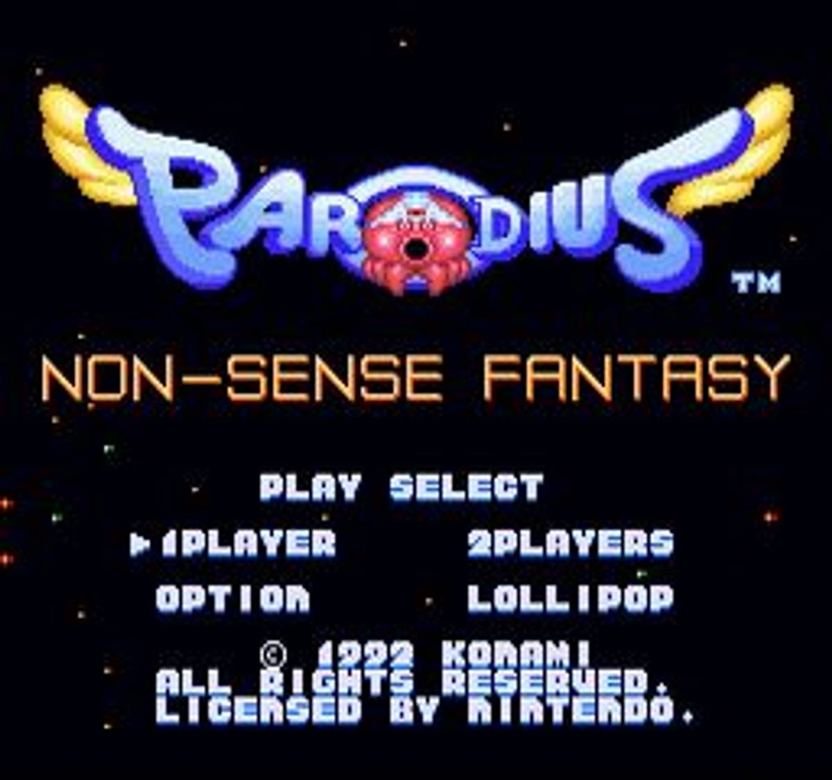 Parodius ROM - SNES screenshot 1