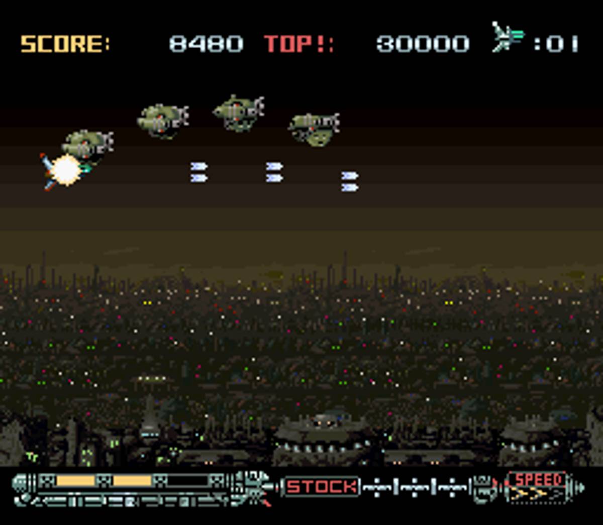 Phalanx ROM - SNES screenshot 6
