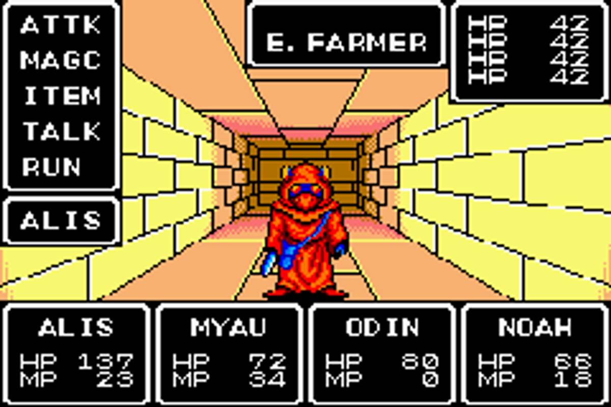 Phantasy Star Collection ROM - GBA screenshot 3