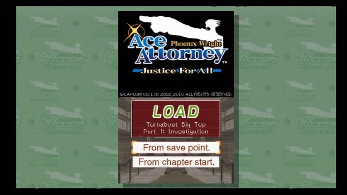 Phoenix Wright: Ace Attorney - Justice for All ISO - Wii screenshot 2